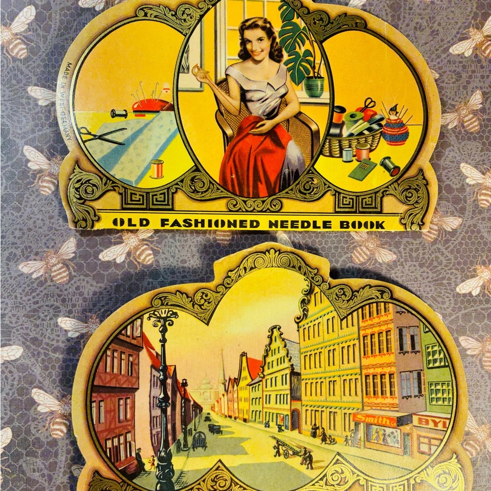 Vintage Old Fashioned Needle Books